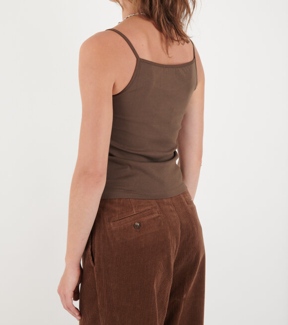 Amomento - Strap Top Brown