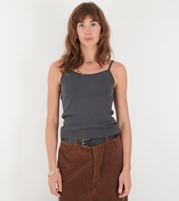 Amomento - Strap Top Charcoal