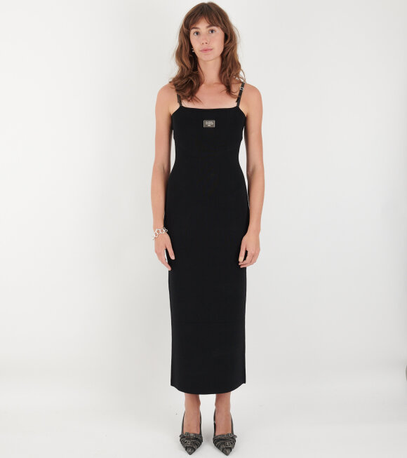 Acne Studios - Strap Logo Dress Black