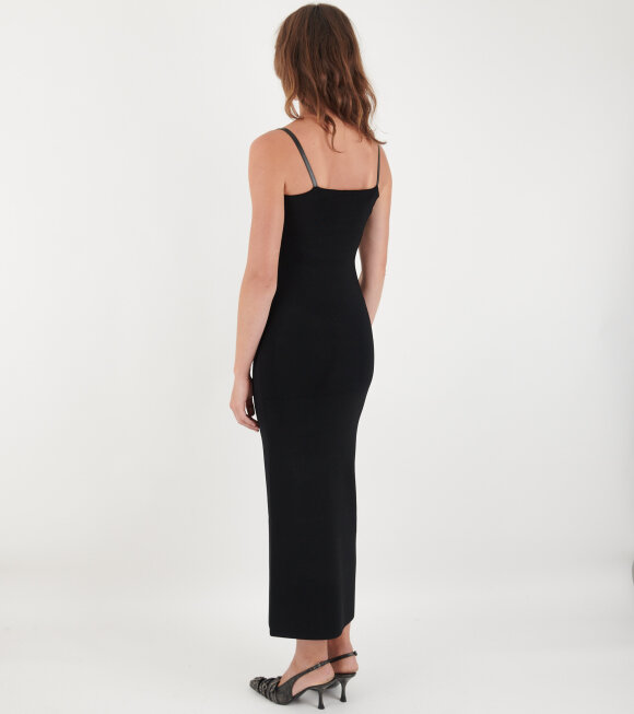 Acne Studios - Strap Logo Dress Black