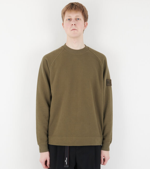 Stone Island - Ghost Soft Sweatshirt Olive Green