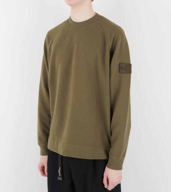 Stone Island - Ghost Soft Sweatshirt Olive Green