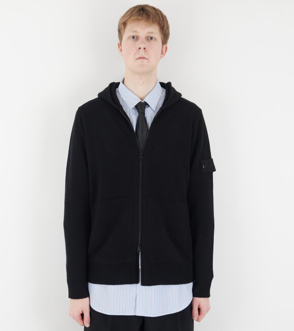 Stone Island - Ghost Knit Hoodie Black