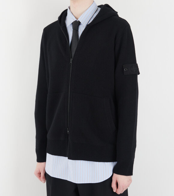 Stone Island - Ghost Knit Hoodie Black