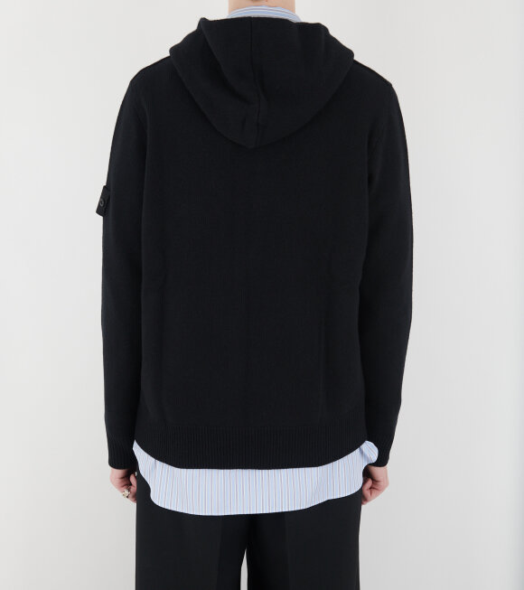 Stone Island - Ghost Knit Hoodie Black