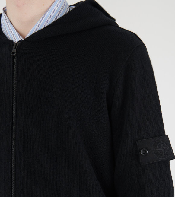 Stone Island - Ghost Knit Hoodie Black