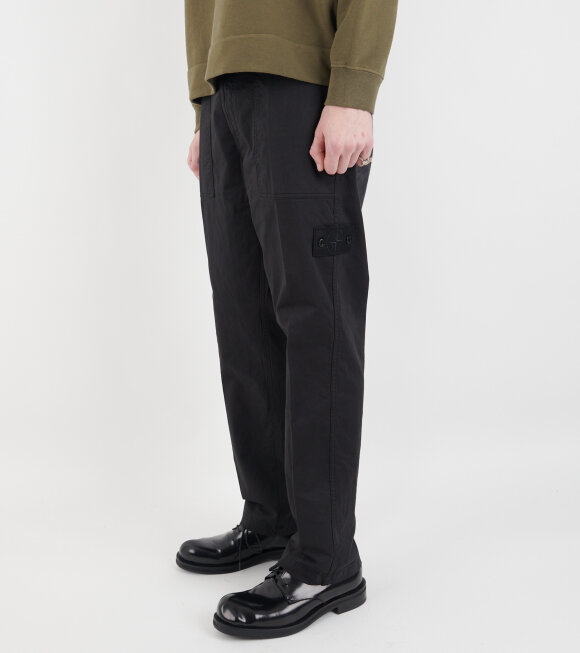 Stone Island - Ghost Cotton Wool Trousers Black