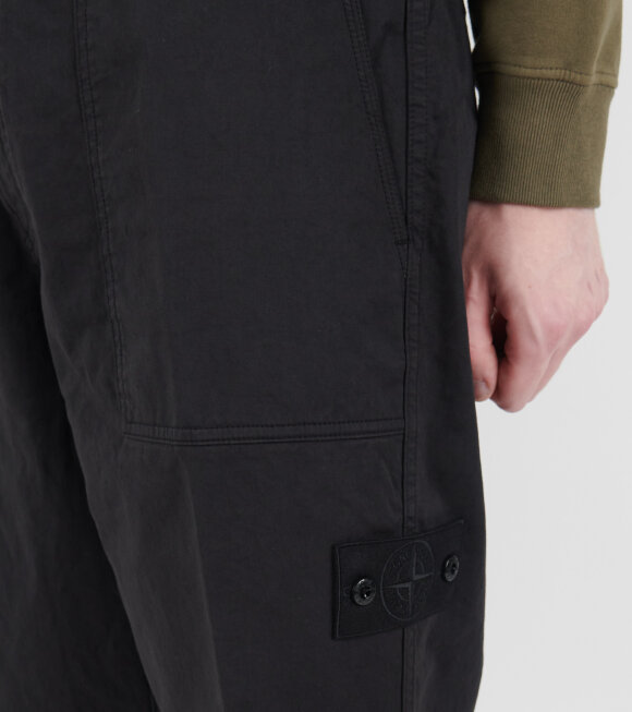 Stone Island - Ghost Cotton Wool Trousers Black