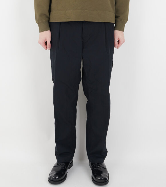 Stone Island - Ghost Loose Canvas Trousers Black