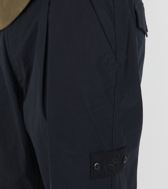 Stone Island - Ghost Loose Canvas Trousers Black