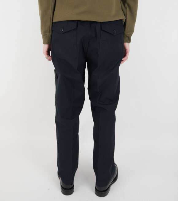 Stone Island - Ghost Loose Canvas Trousers Black