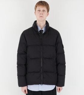 Ghost Twill Wool Down Jacket Black