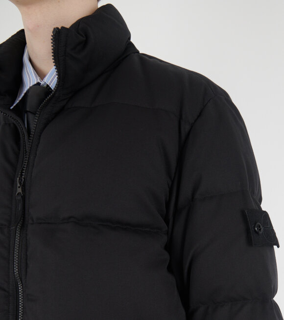 Stone Island - Ghost Twill Wool Down Jacket Black