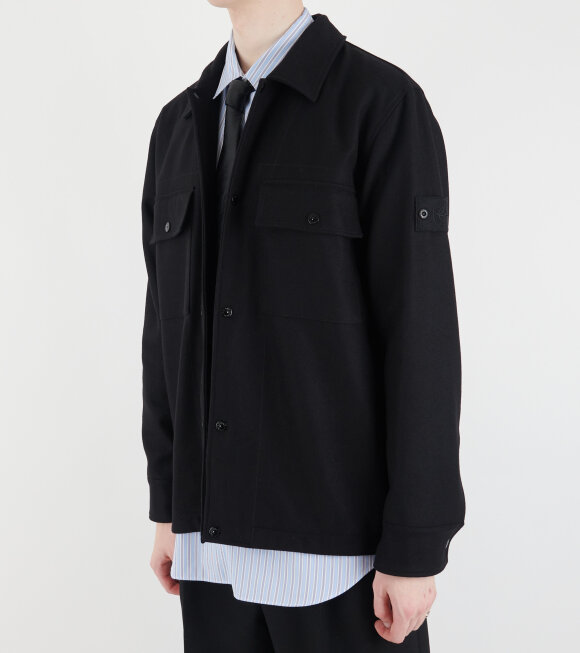 Stone Island - Ghost Wool Overshirt Black