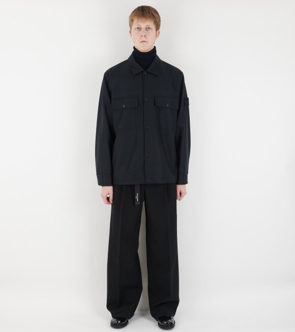 Stone Island - Ghost Wool Overshirt Navy