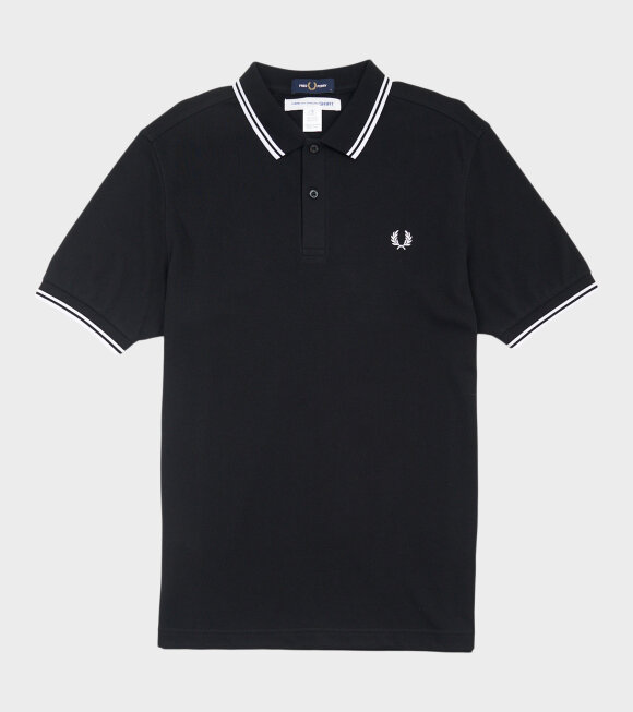 Comme des Garcons Shirt - X Fred Perry Strong Will Polo Black