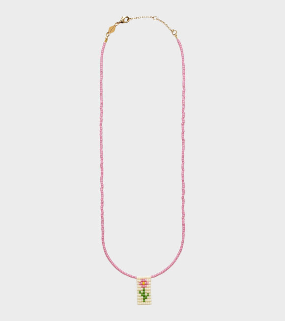 Anni Lu - A Rose Is A Rose Necklace Pink