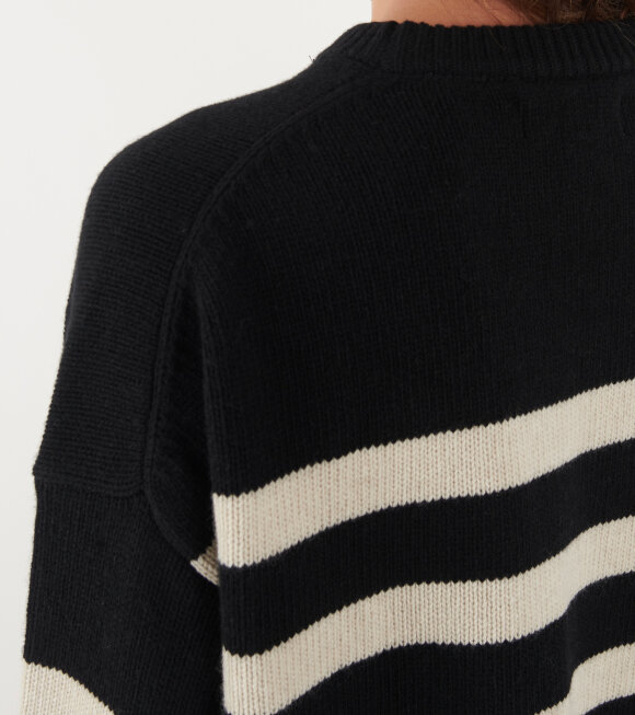 Skall Studio - Campa Jumper Black/Sand Stripe