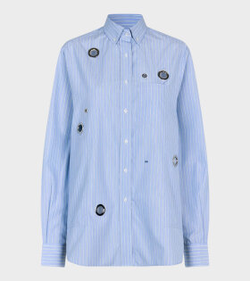 Eyelet William Shirt Noble Blue