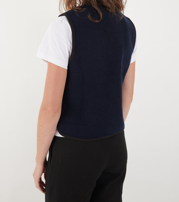 Aiayu - Hilda Wool Vest Navy