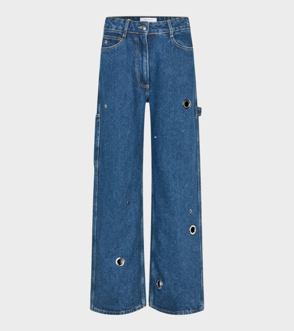 Saks Potts - Eyelet Salma Jeans Indigo Blue