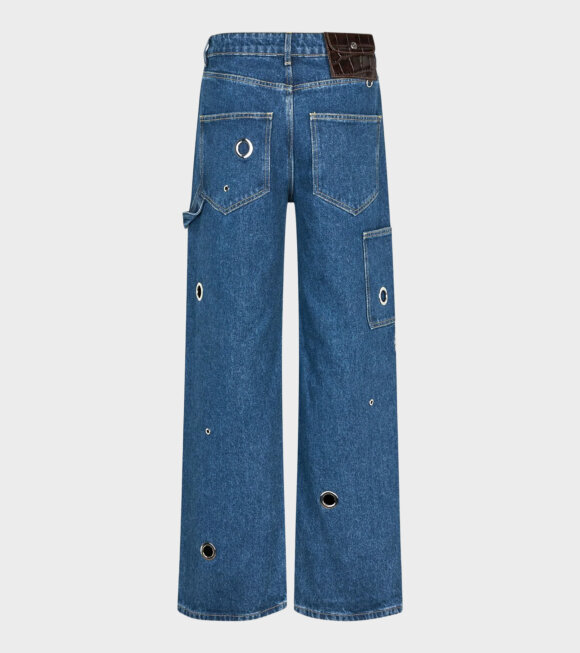 Saks Potts - Eyelet Salma Jeans Indigo Blue