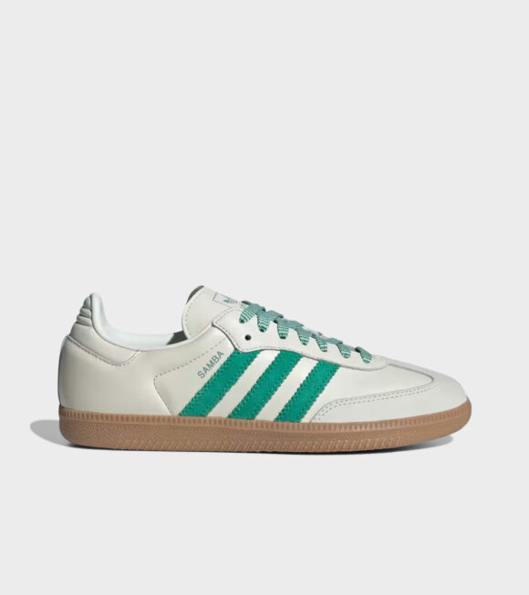 Adidas  - Samba OG Off-white/Court Green/Hazy Green