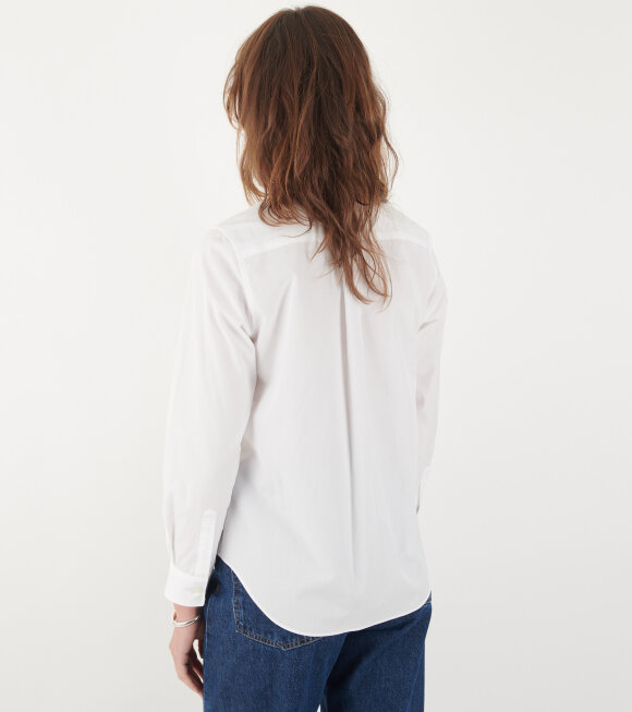 Comme des Garcons Girl - Ladies Round Collar Shirt White