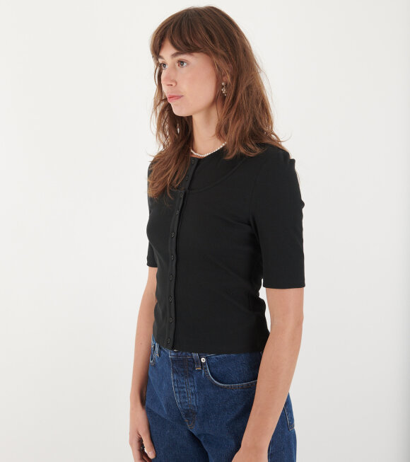 Amomento - Two-Piece Layer T-shirt Black