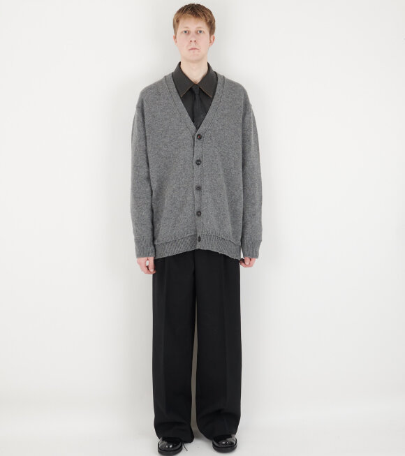 Maison Margiela - Elbow Patch Cardigan Grey