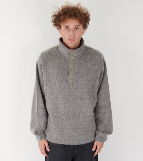 Nanamica - Mohair Pullover Heather Grey