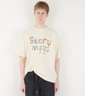 Grateful Tee S/S Ecru Bugging