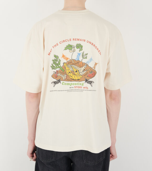 Story mfg. - Grateful Tee S/S Ecru Compost