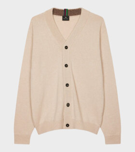 Button Thru Cardigan Beige