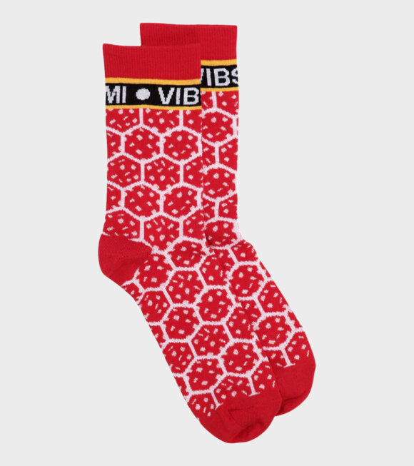 Henrik Vibskov - Vibs Salami Socks Red Salami