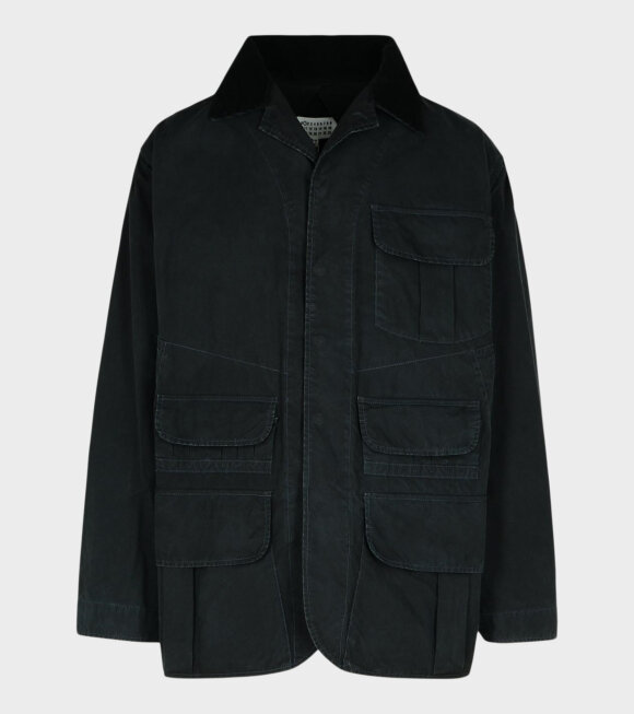 Maison Margiela - Cotton Canvas Pocket Jacket Black