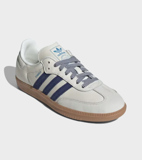 Adidas  - Samba OG Off-white/Dark Blue/Clear Sky