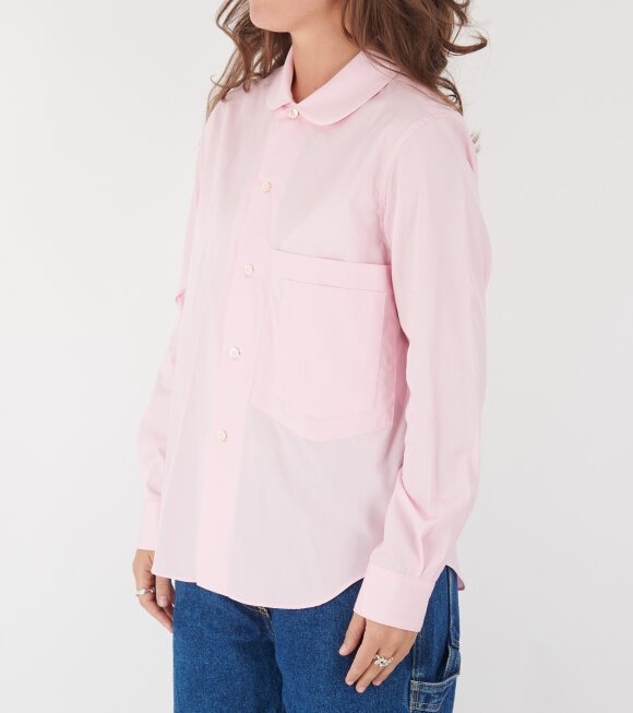 Comme des Garcons Girl - Ladies Round Collar Shirt Pink 