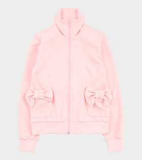 Bow Zip Sweat Baby Pink