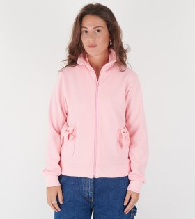 Bow Zip Sweat Baby Pink