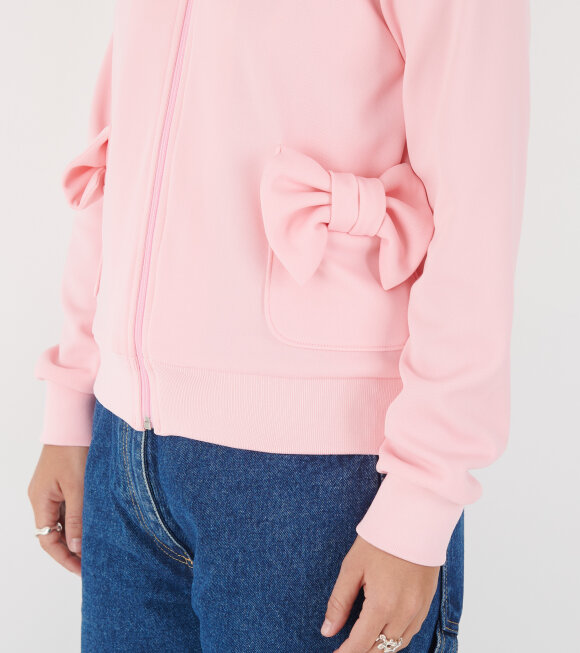 Comme des Garcons Girl - Bow Zip Sweat Baby Pink