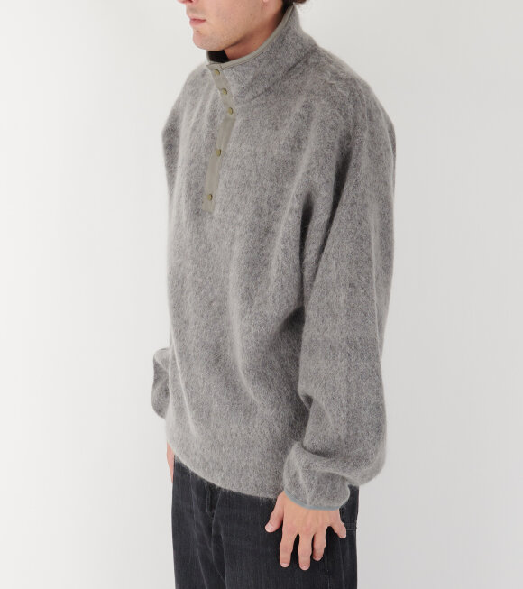 Nanamica - Mohair Pullover Heather Grey