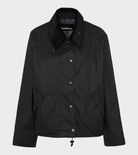 Transport Wax Jacket Black