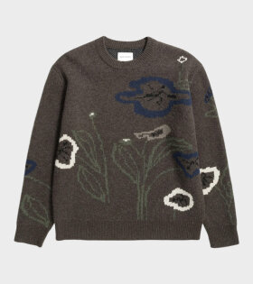 Rune Jacquard Sweater Espresso