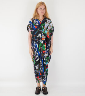 Knight Plisse Kaftan Kaleidoscope Tetris