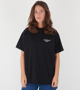 W S/S Signature T-shirt Black/White