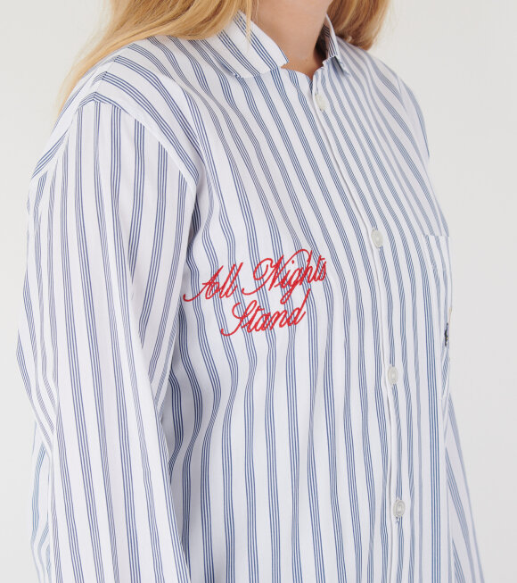 Carne Bollente - Pillow Talk Pyjama Top Stripes Blue