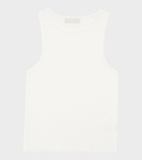 Cut-Out Sleeveless Top Ivory