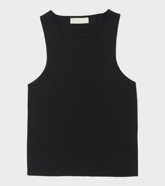 Amomento - Cut-Out Sleeveless Top Black