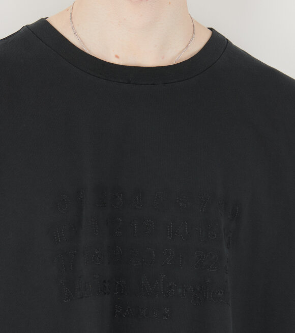 Maison Margiela - Embroidered Logo T-shirt Black